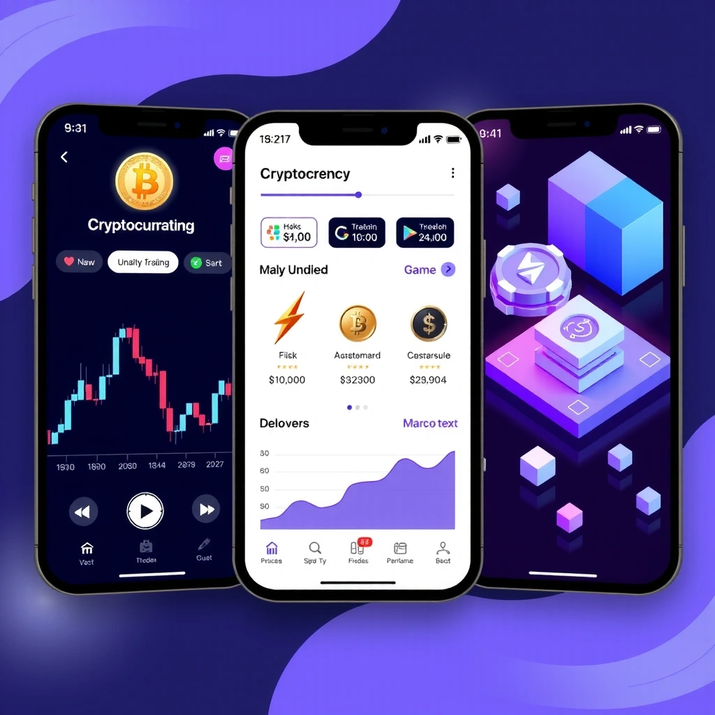 CryptoTrader - Juego de trading móvil